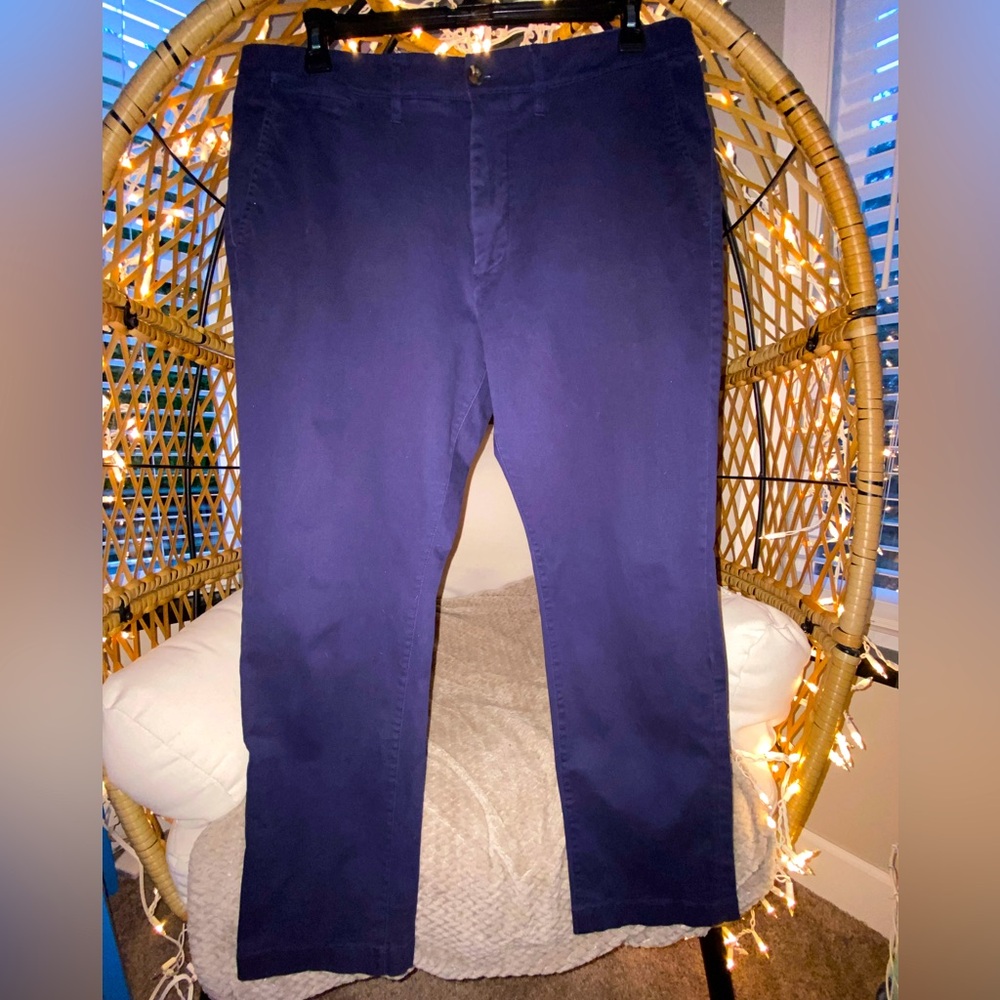 Blue chino pants, 38x30, Goodfellow Brand